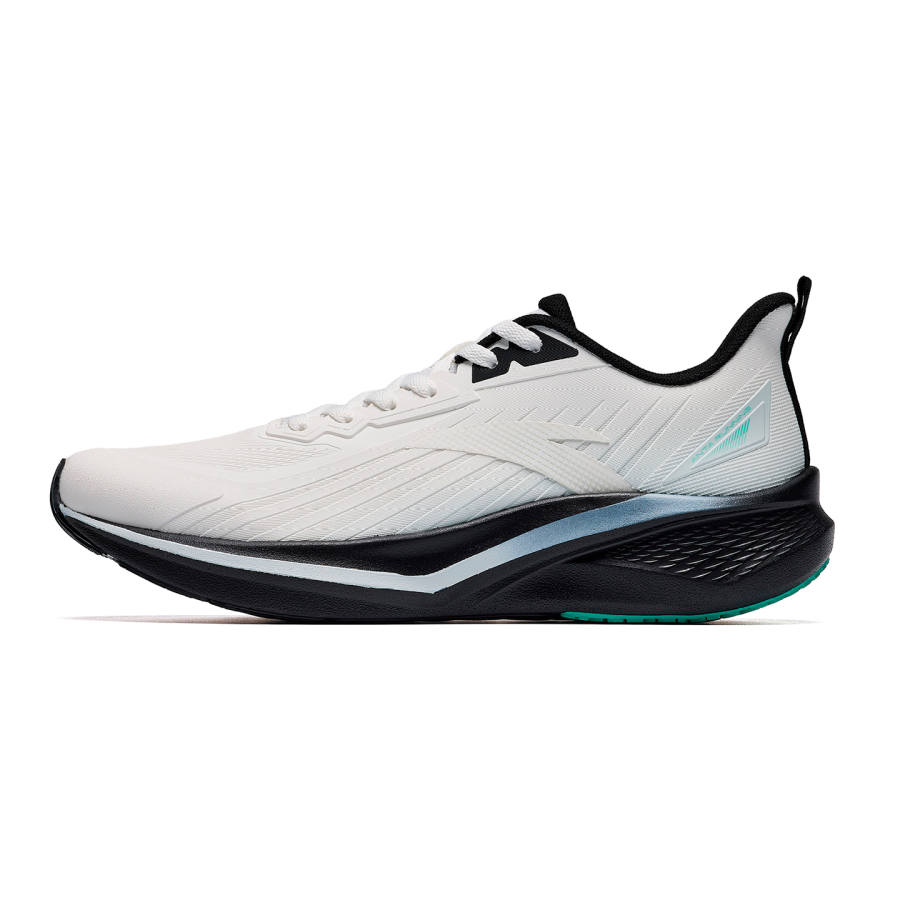 ANTA ANTA Lingfeng 2 Running Shoes Men's Low Top Papyrus White/Mirage Blue/Basic Black