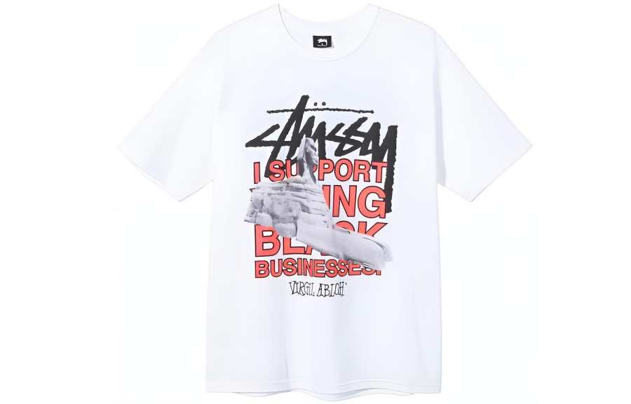 Stussy X Virgil Abloh World Tour Collection T Shirt