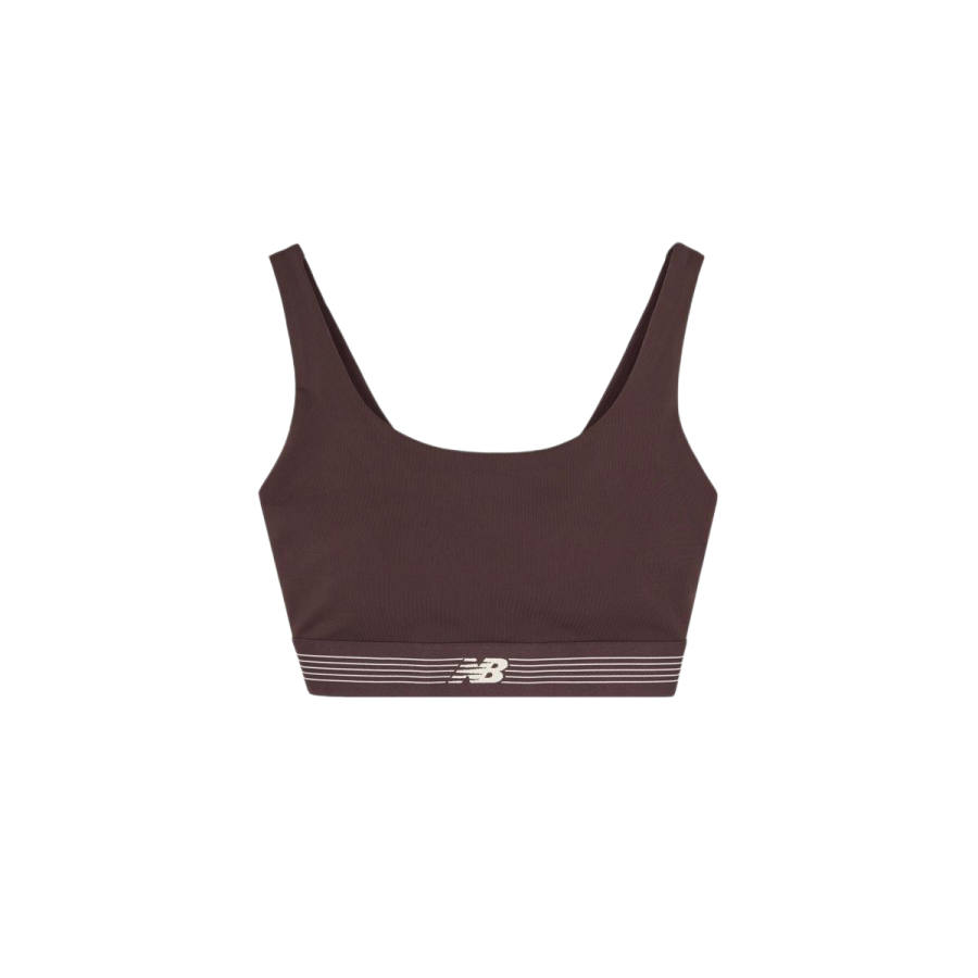 New Balance New Balance Women's Sports Underwear Women's Burgundy Red Crew Neck
