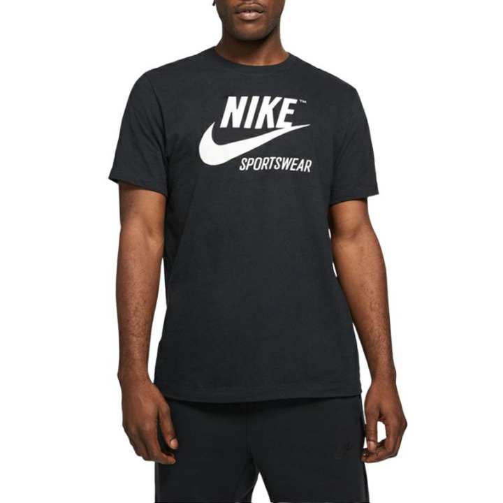 Nike Nike T Shirts Men's Black Crew Neck Moderate