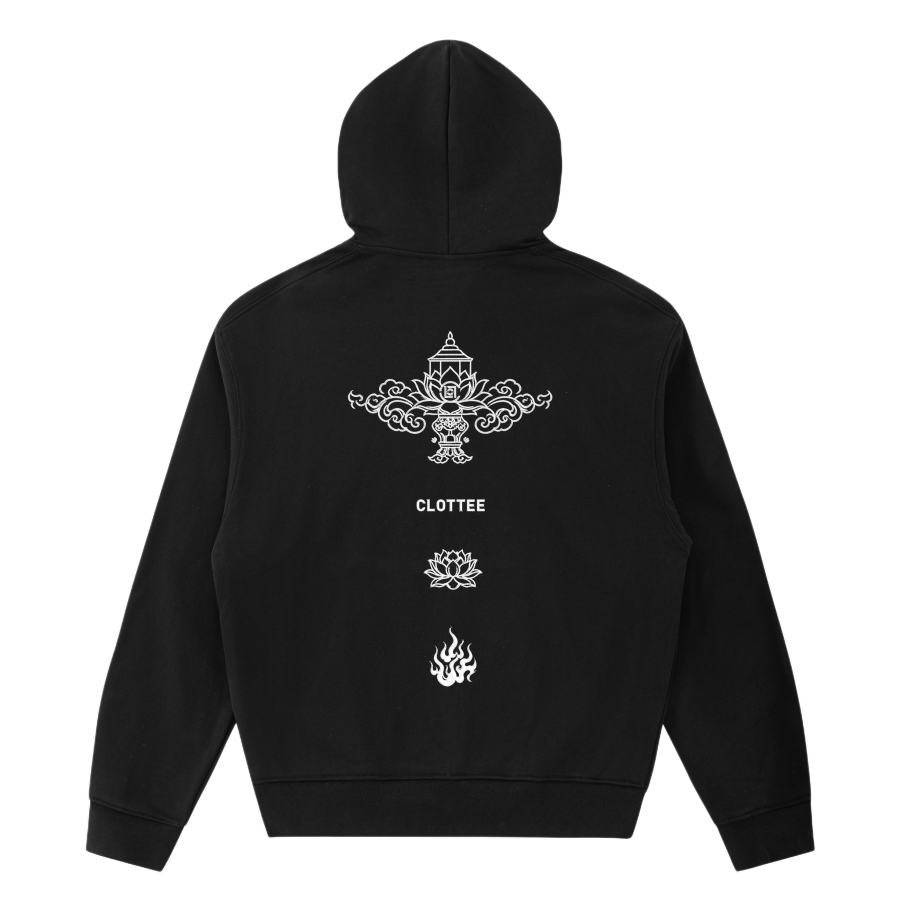 CLOT Sweatshirts Unisex Hooded Non Detachable Thickened Straight Fit