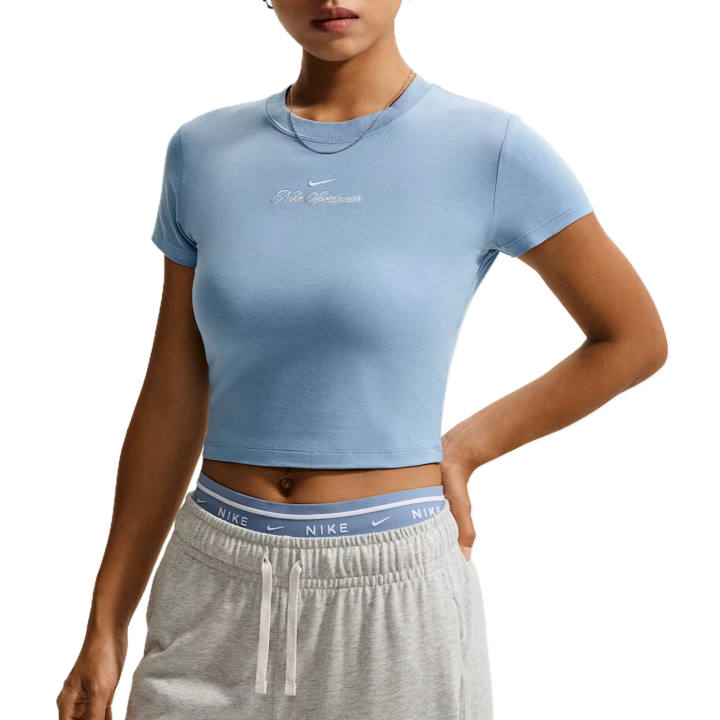 Nike Nike Sportswear T Shirts Women's Blue Crew Neck