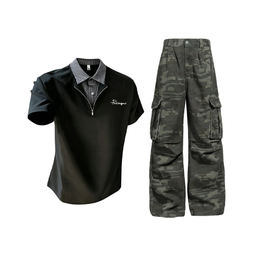 PAL ONGACO Casual Sportswear Unisex Lapel Moderate