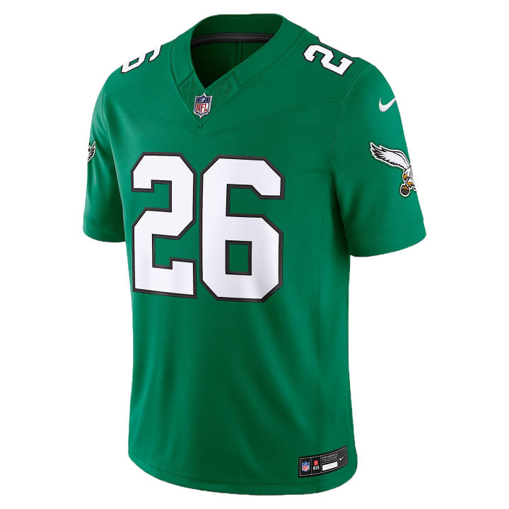 Nike Nike NFL Rugby Jerseys Men's Kelly Green V Neck Moderate