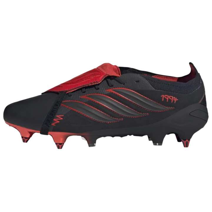 Adidas Adidas PREDATOR ELITE Soccer Shoes Unisex Low Top Core Black/Bright Red