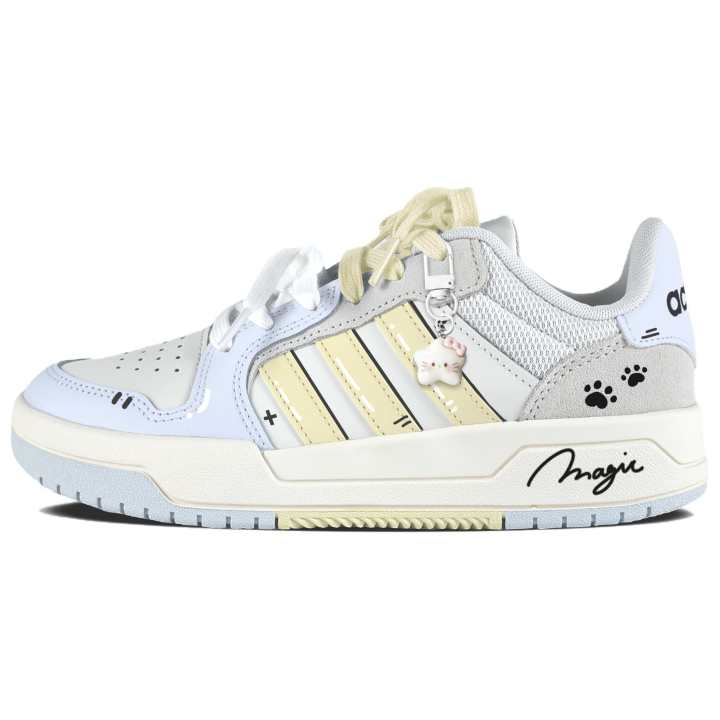 Adidas Adidas ENTRAP Skateboard Shoes Unisex Low Top Gray White