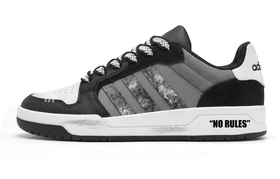 Adidas Adidas ENTRAP Skateboard Shoes Unisex Low Top Black White