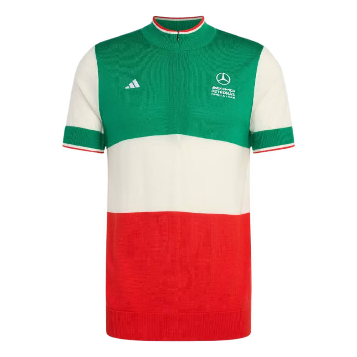 Adidas Adidas Racing T Shirts Men's Green/White/Red Crew Neck Moderate
