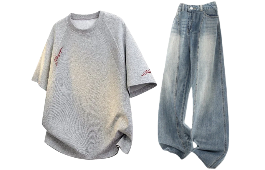 GWAF Casual Sportswear Unisex Crew Neck Moderate