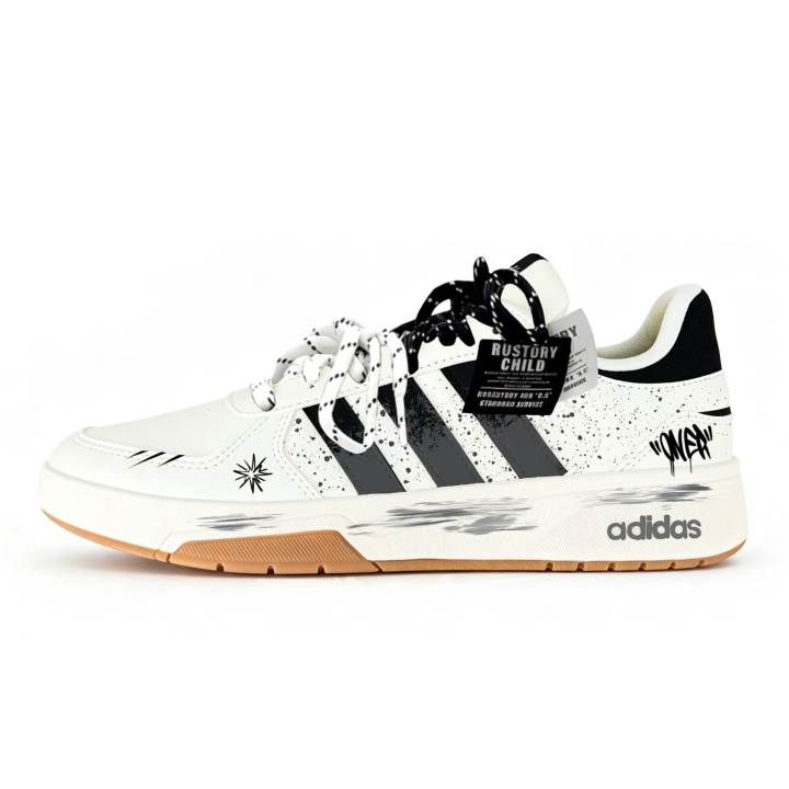 Adidas Adidas ENTRAP Skateboard Shoes Men's Low Top White/Gray/Black