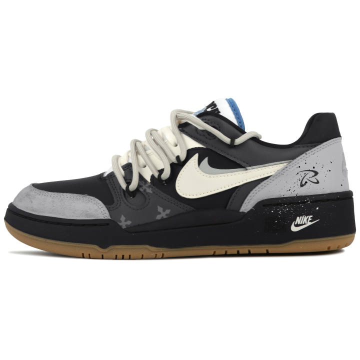 Nike Nike Full Force Skateboard Shoes Men's Low Top Black/Gray