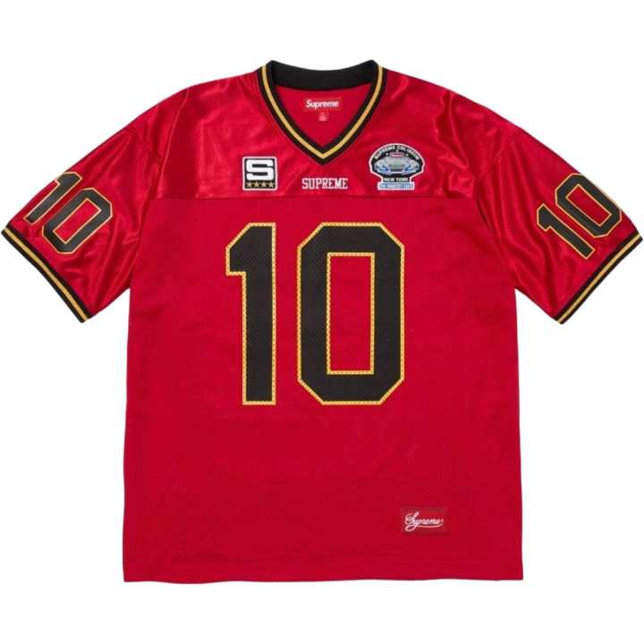 Supreme Supreme Soccer Jerseys Unisex Red V Neck Moderate