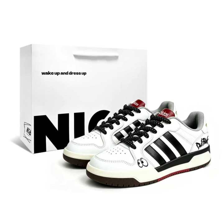 Adidas Adidas ENTRAP German Army Trainers Unisex Low Top Black