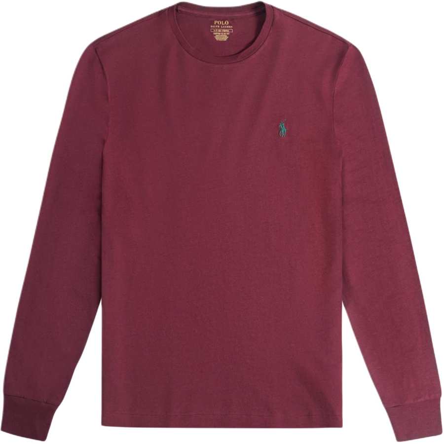 Polo Ralph Lauren T Shirts Men's Red Crew Neck Moderate