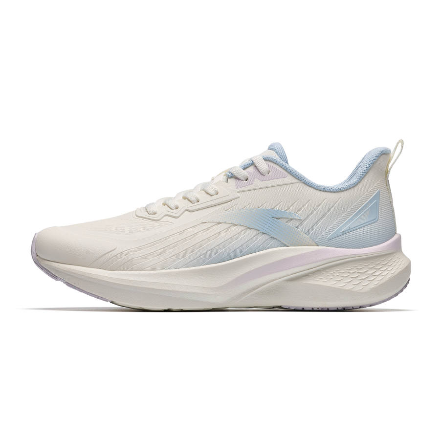 ANTA Lingfeng 2 Running Shoes Women's Low Top Ivory White/Water Sky Blue