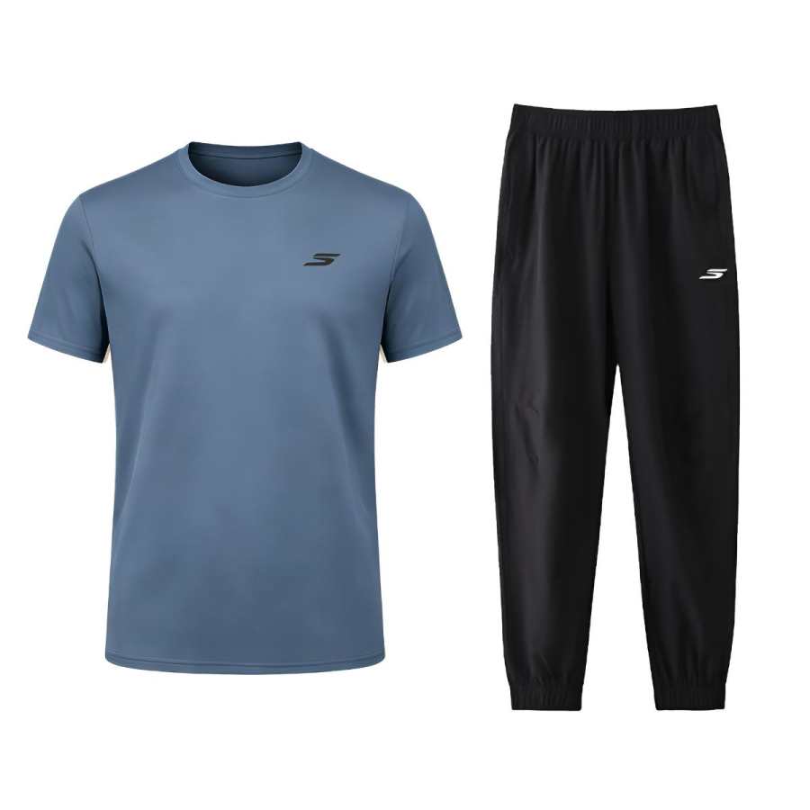 Skechers Casual Sportswear Unisex Crew Neck Thin