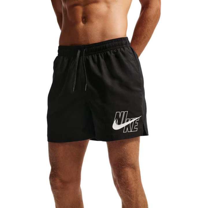 Nike Nike Swimming Shorts Men's Black/Black/Black/White Moderate