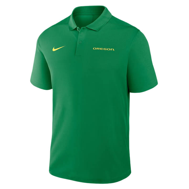 Nike Nike Dri Fit College Polo Shirts Men's Green Polo Collar Moderate