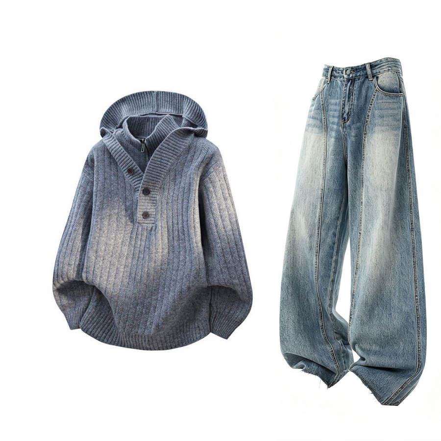 GWAF Casual Sportswear Unisex Hooded Thickened