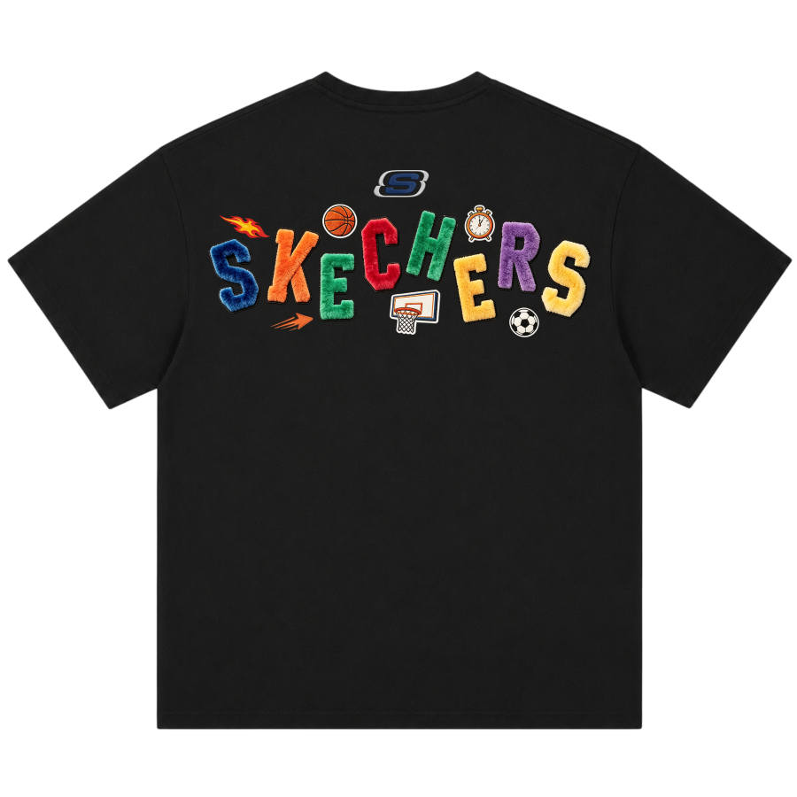Skechers T Shirts Unisex Crew Neck Straight Fit