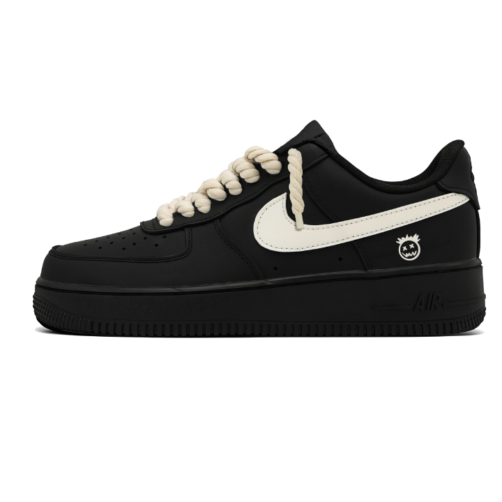 Nike Nike Air Force 1 Skateboard Shoes Unisex Low Top Beige