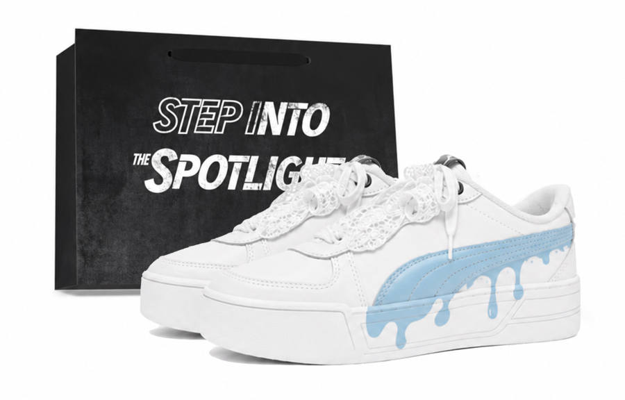 PUMA Skye Skateboard Shoes Unisex Low Top Blue