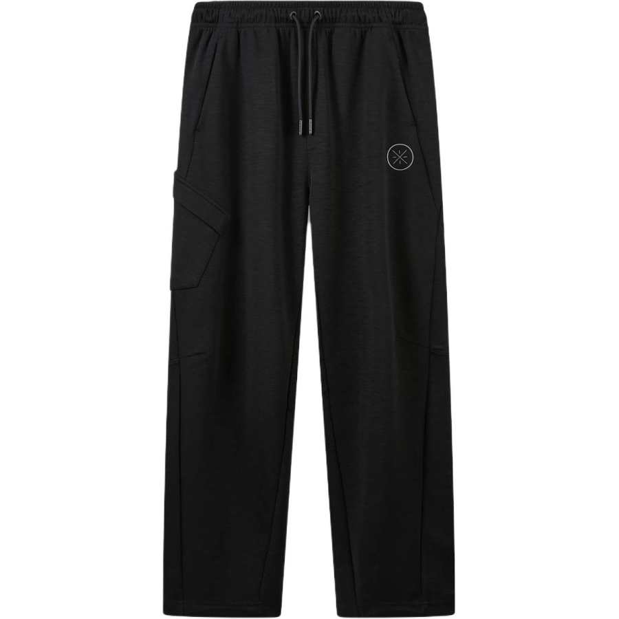 Li-Ning Li Ning Casual Pants Men's Black Moderate Straight Fit Pants