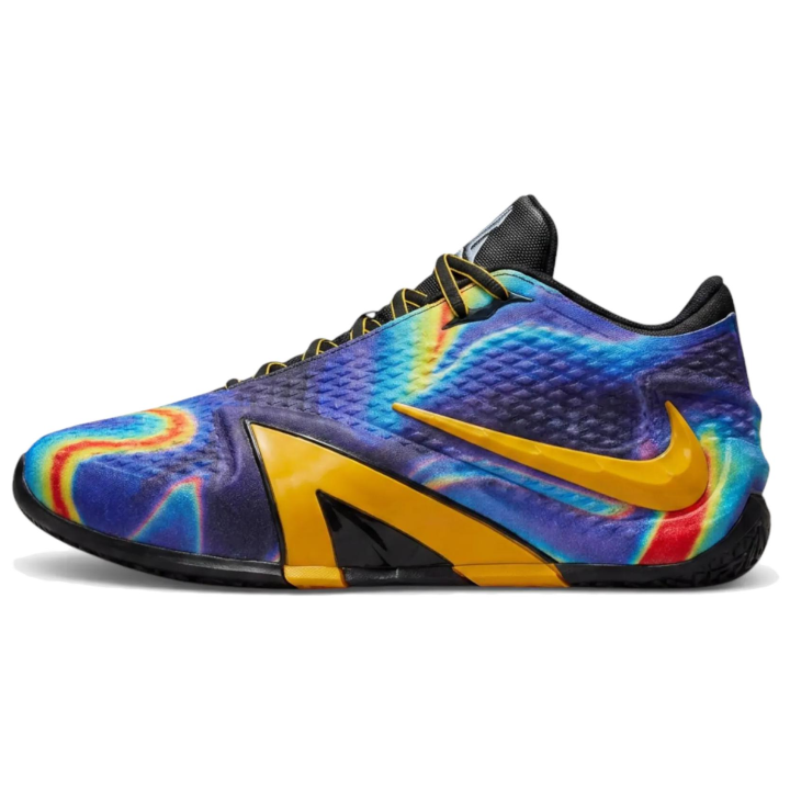 Nike Nike Basketball Shoes Men's Low Top Blue Orange