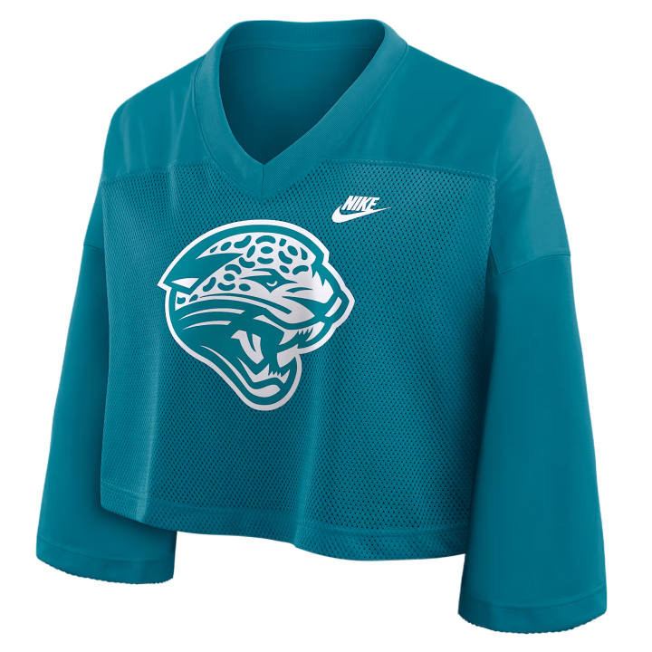 Nike Nike NFL Rugby Jerseys Women's Turquoise V Neck Moderate