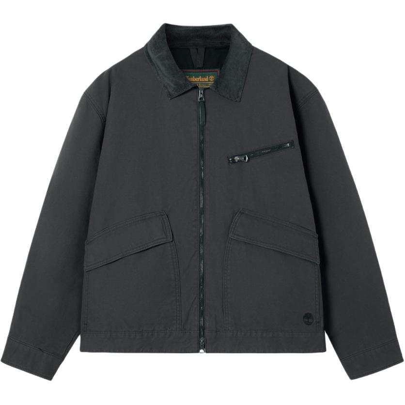 Timberland Jackets Men's Gray Black Lapel Moderate Other