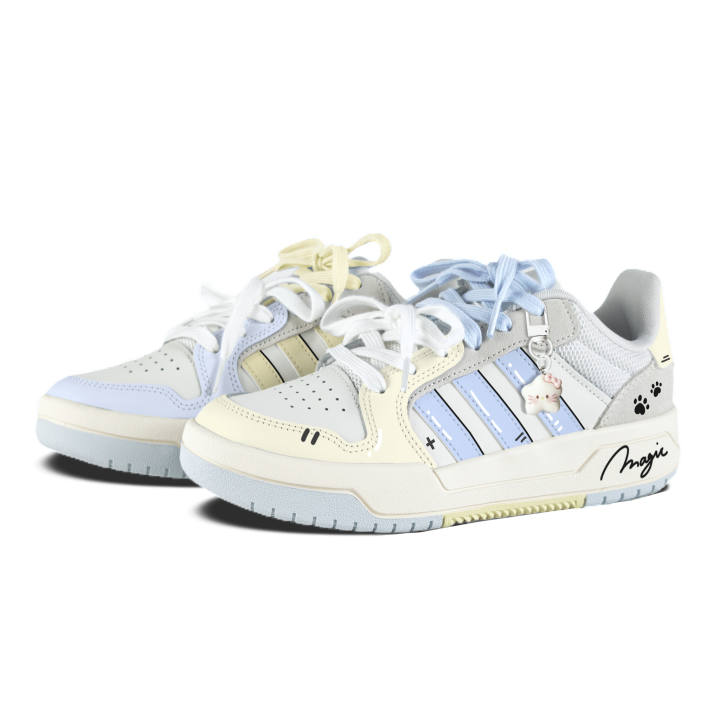 Adidas Adidas ENTRAP Skateboard Shoes Unisex Low Top Gray White