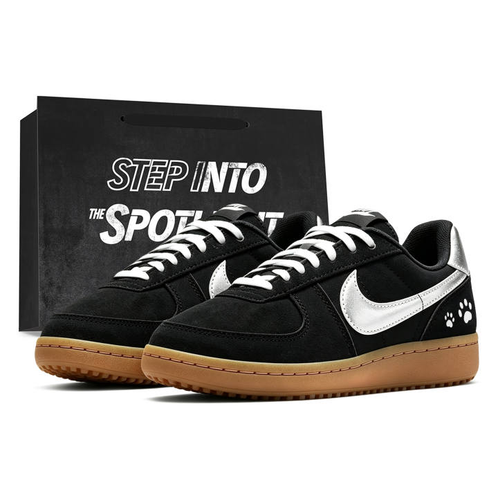 Nike Nike Field General Skateboard Shoes Women's Low Top Black/Silver