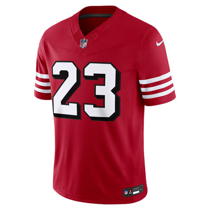 Nike Nike Rugby Jerseys Men's Scarlet V Neck Moderate