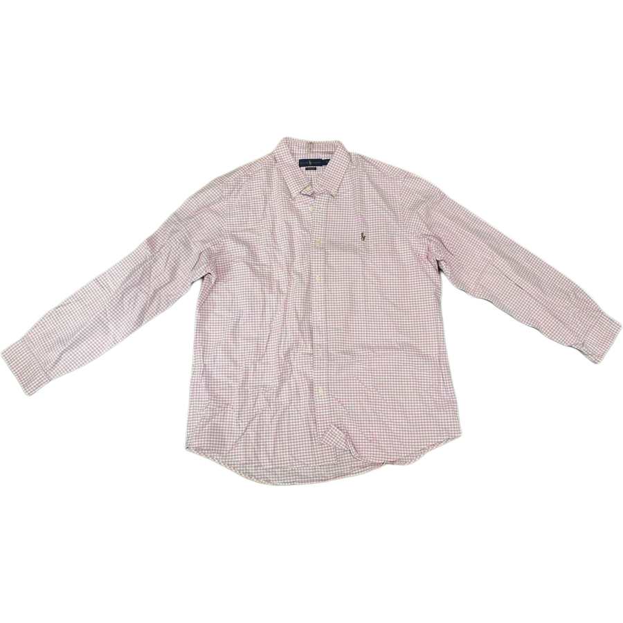 Polo Ralph Lauren Shirts Men's Pink Lapel Moderate