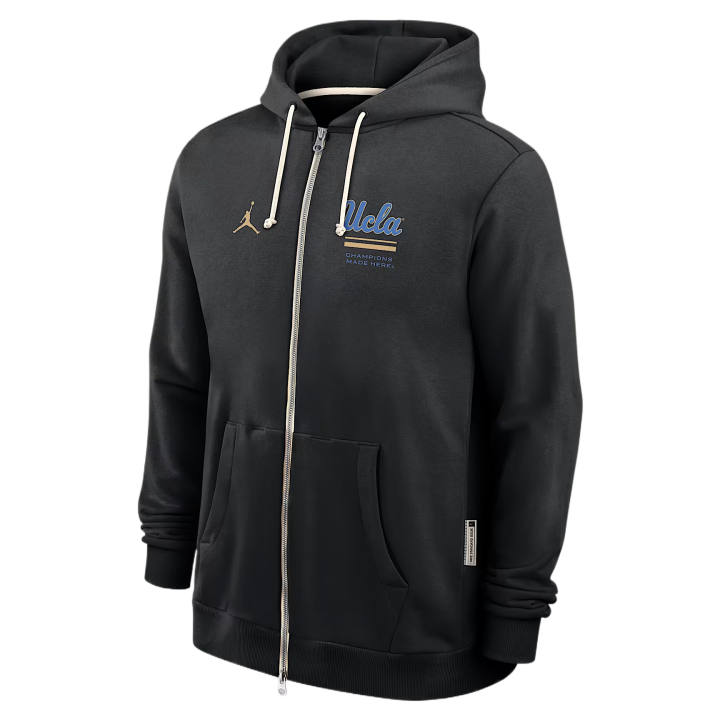 Jordan Jordan College Dri FIT Sweatshirts Men's Black Hooded Non Detachable Moderate
