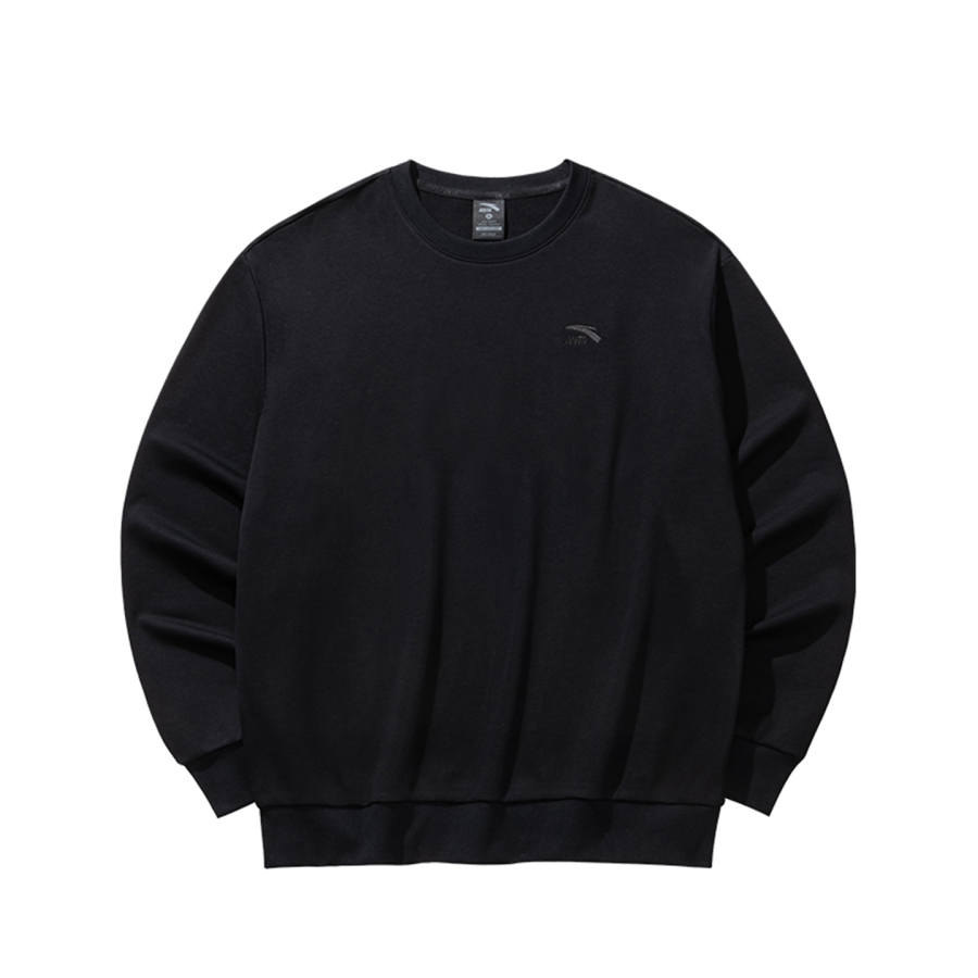 ANTA ANTA Life Collection Sweatshirts Men's Basic Black 4 Crew Neck Moderate