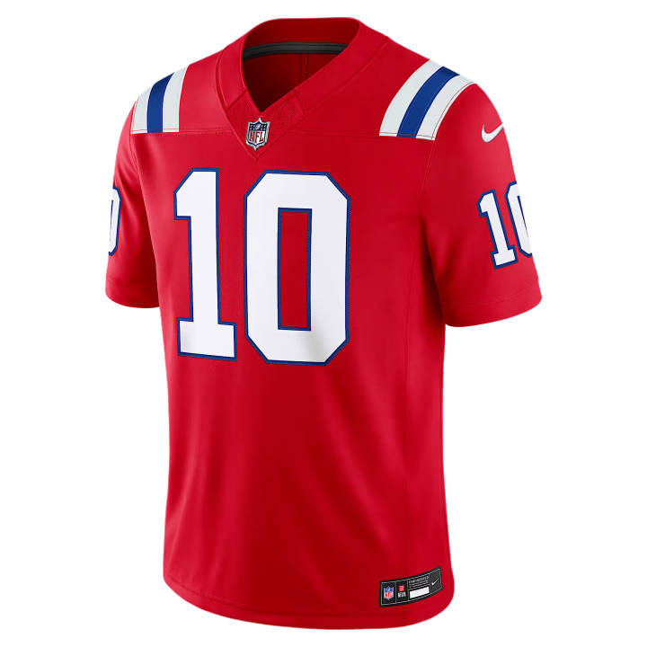Nike Nike NFL Rugby Jerseys Men's Red V Neck Moderate