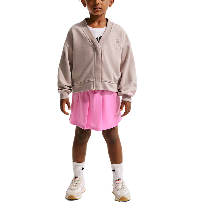 Nike Nike Kids Two Piece Skirt Sets V Neck Moderate Short Skirt Stretch