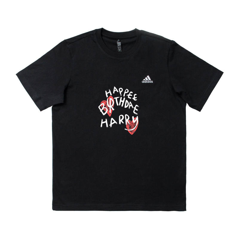Adidas Adidas T Shirts Men's Black Crew Neck Moderate