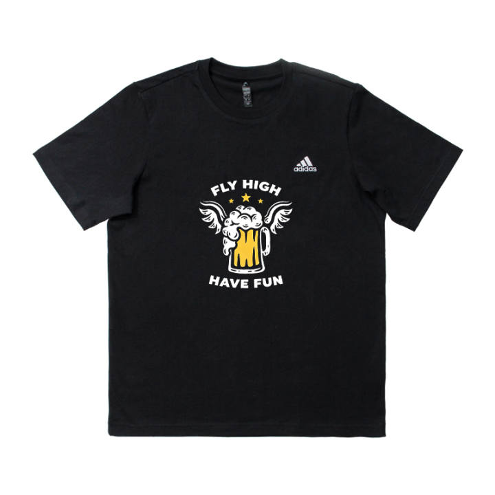 Adidas Adidas T Shirts Men's Black Crew Neck Moderate
