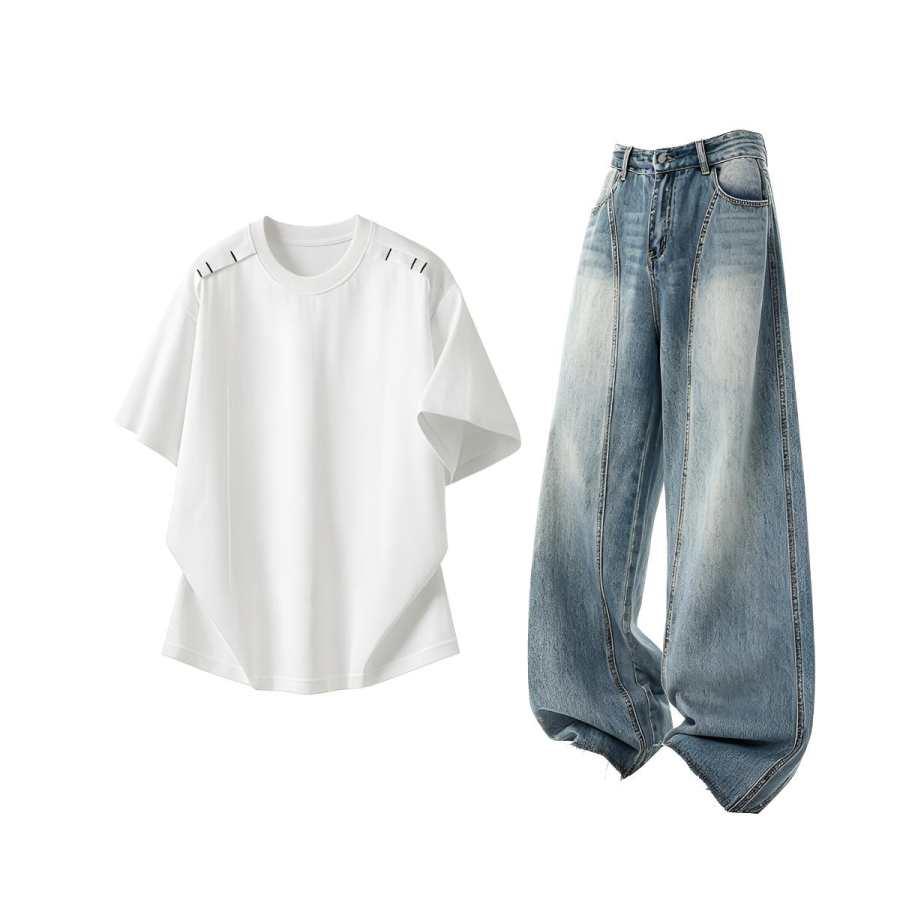 GWAF Casual Sportswear Unisex Crew Neck Moderate