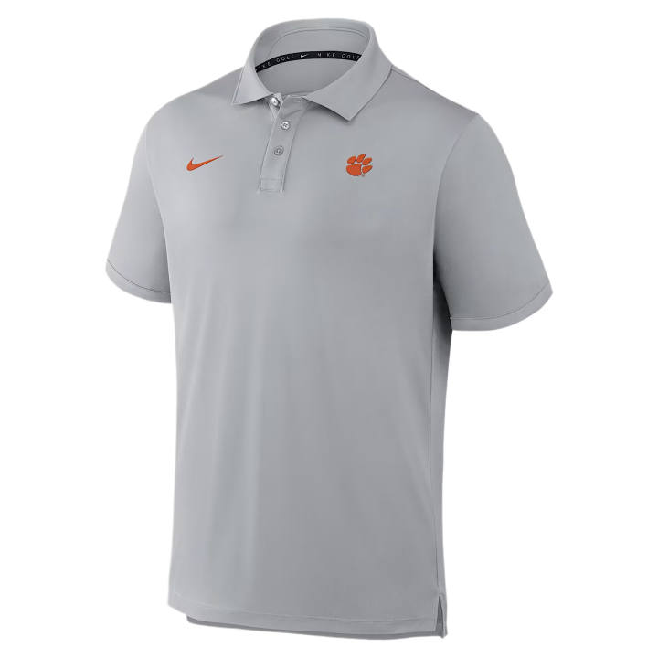 Nike Nike Dri Fit College Polo Shirts Men's Gray Polo Collar Moderate