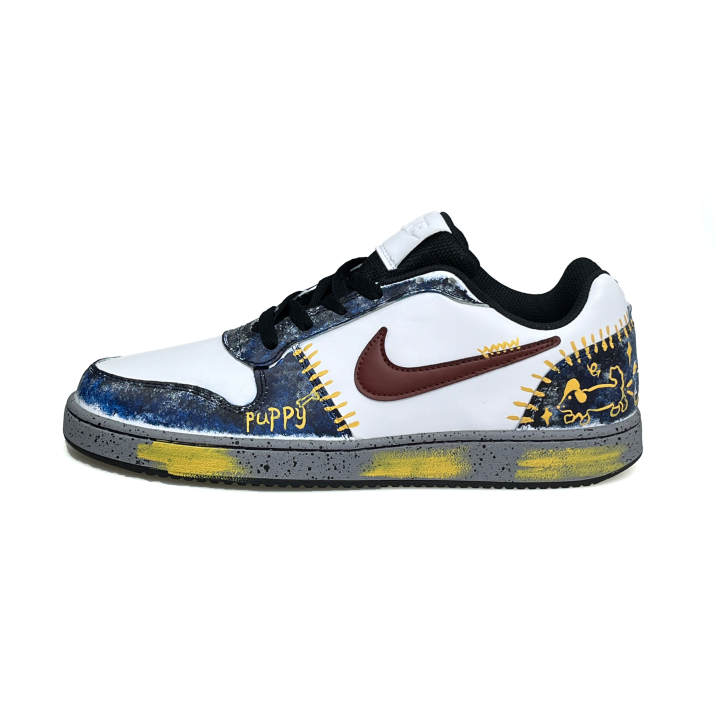 Nike Nike EBERNON Skateboard Shoes Unisex Low Top Red