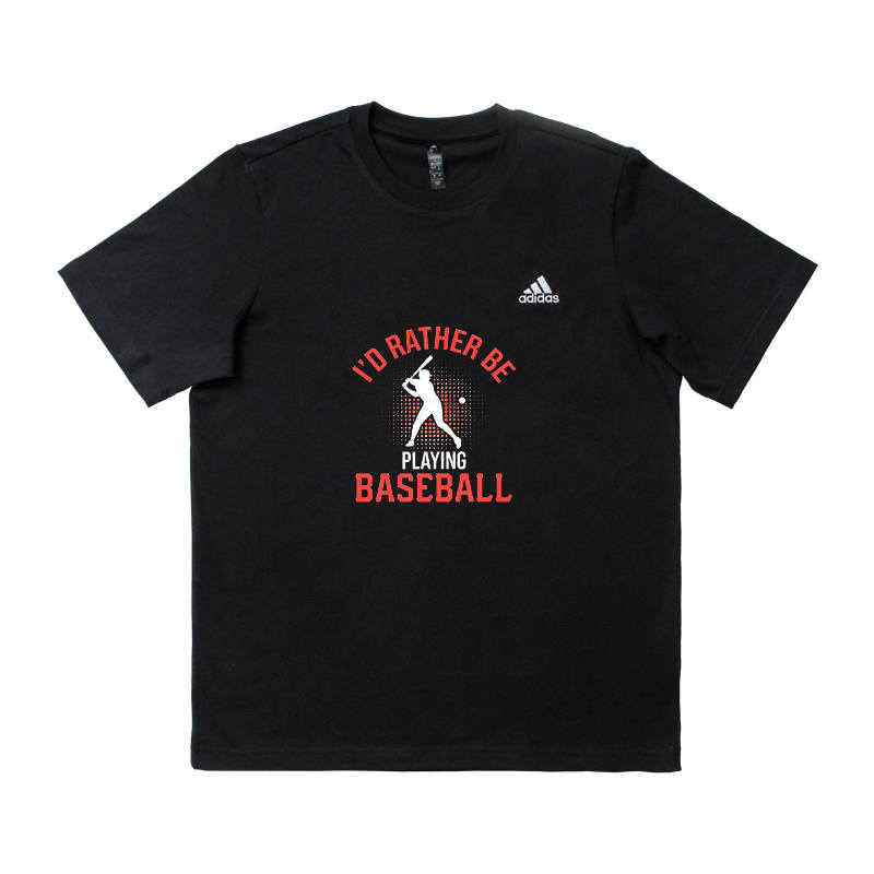 Adidas Adidas T Shirts Men's Black Crew Neck Moderate