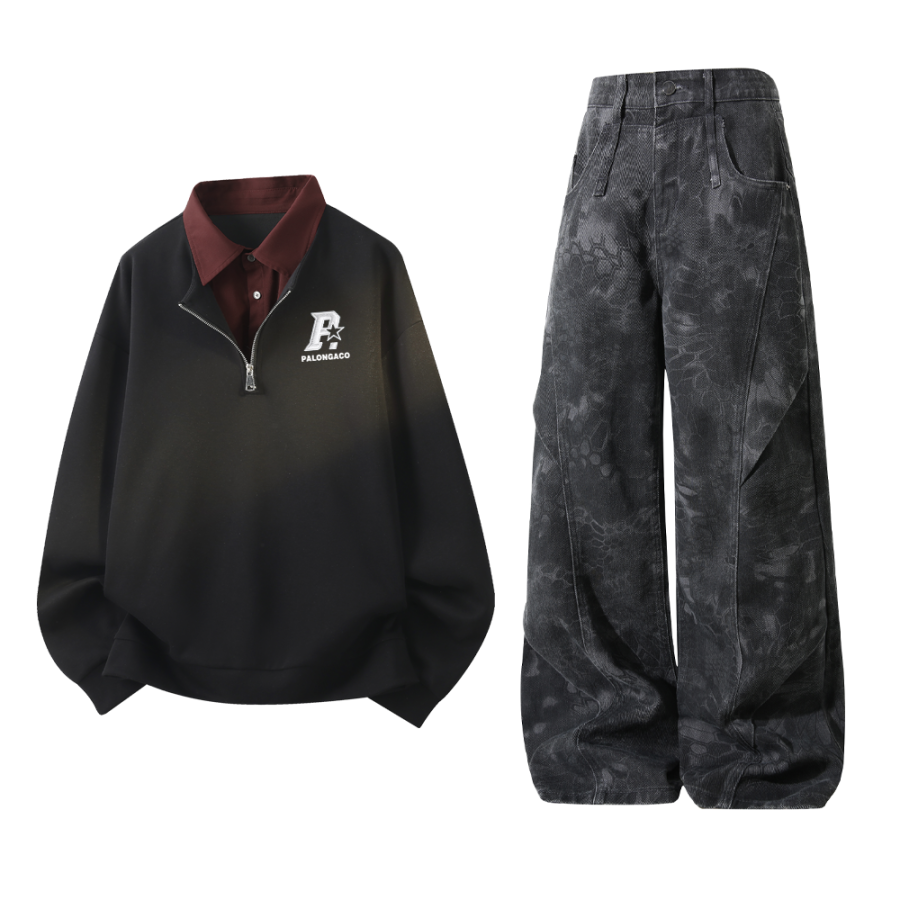 PAL ONGACO Casual Sportswear Unisex Lapel Moderate