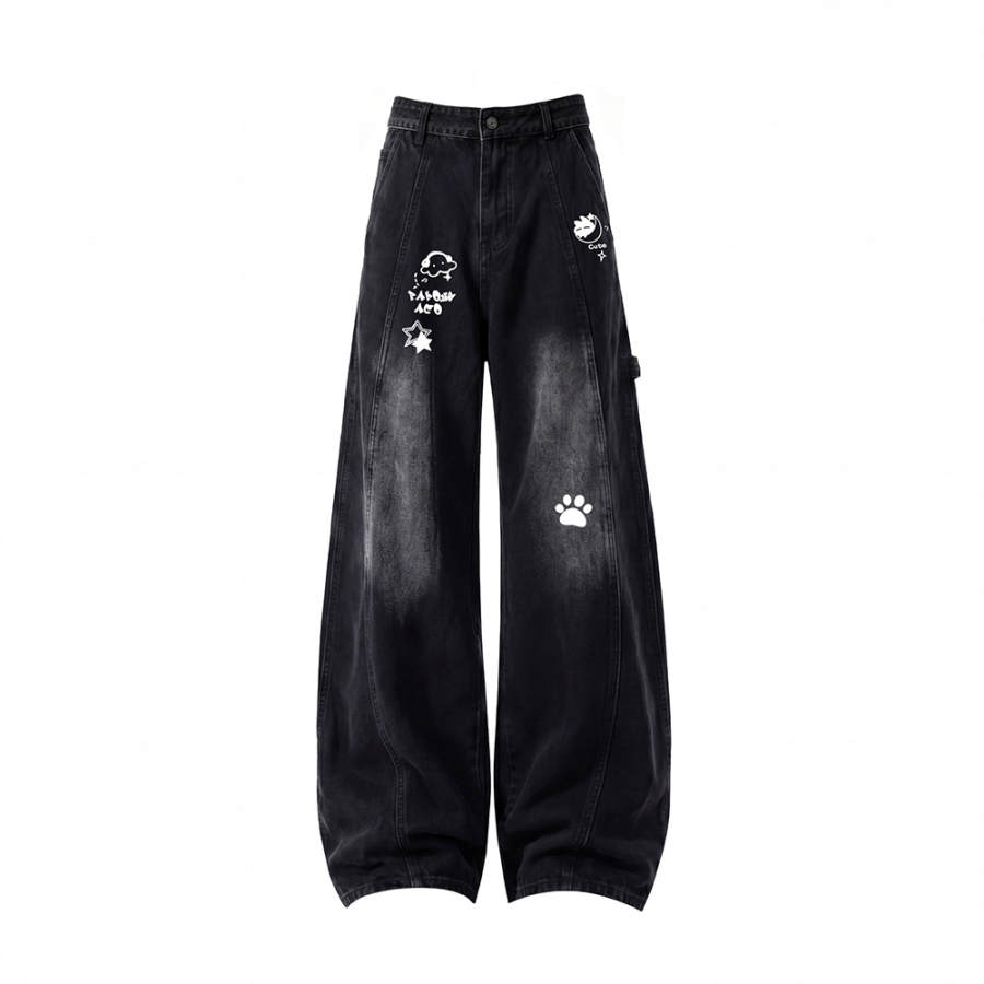 PAL ONGACO Jeans Unisex Moderate Straight Fit Pants
