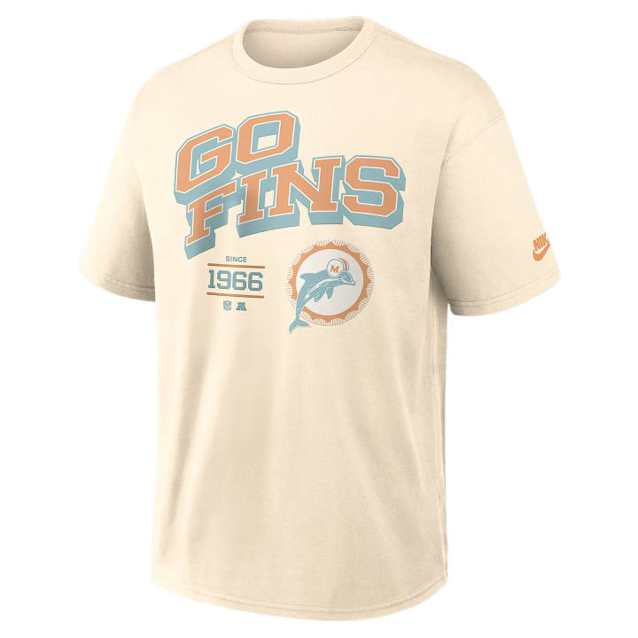 Nike Nike NFL T Shirts Men's Natural Crew Neck Moderate