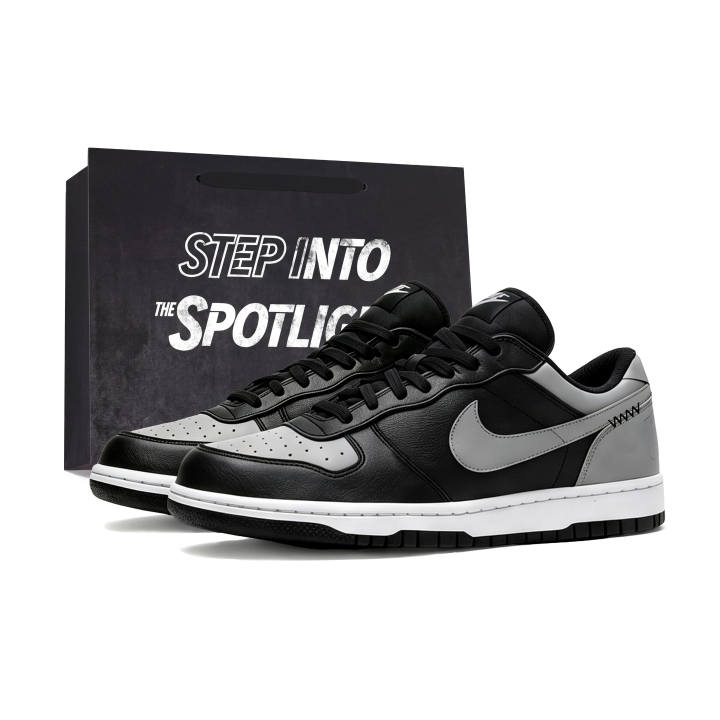 Nike Nike Big Low Lux Skateboard Shoes Men's Low Top Black Gray