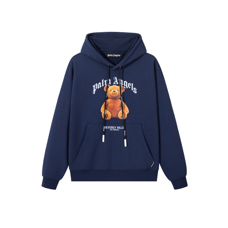 PALM ANGELS Sweatshirts Unisex Hooded Non Detachable Moderate Straight Fit