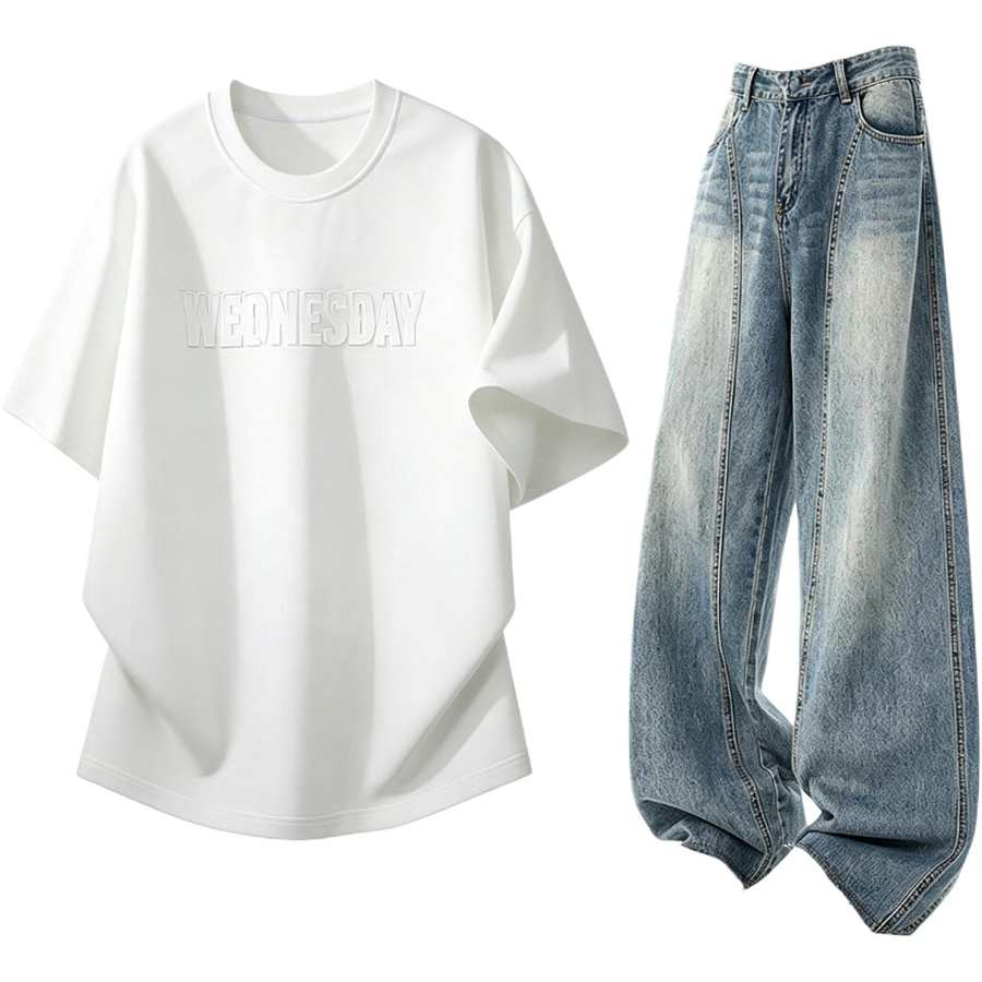 GWAF Casual Sportswear Unisex Crew Neck Moderate